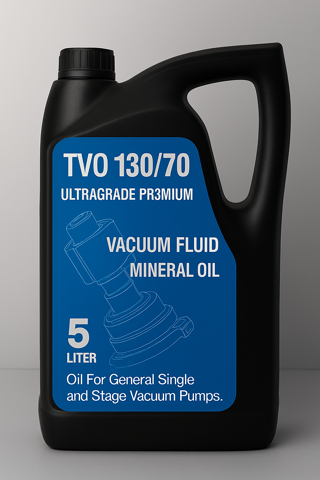 TVO 130/70 Ultrgrade Pr3mium 5 Litre Mineral Vakum Pompası Yağı - Tek ve Çift Kademeli Vakum Pompaları için